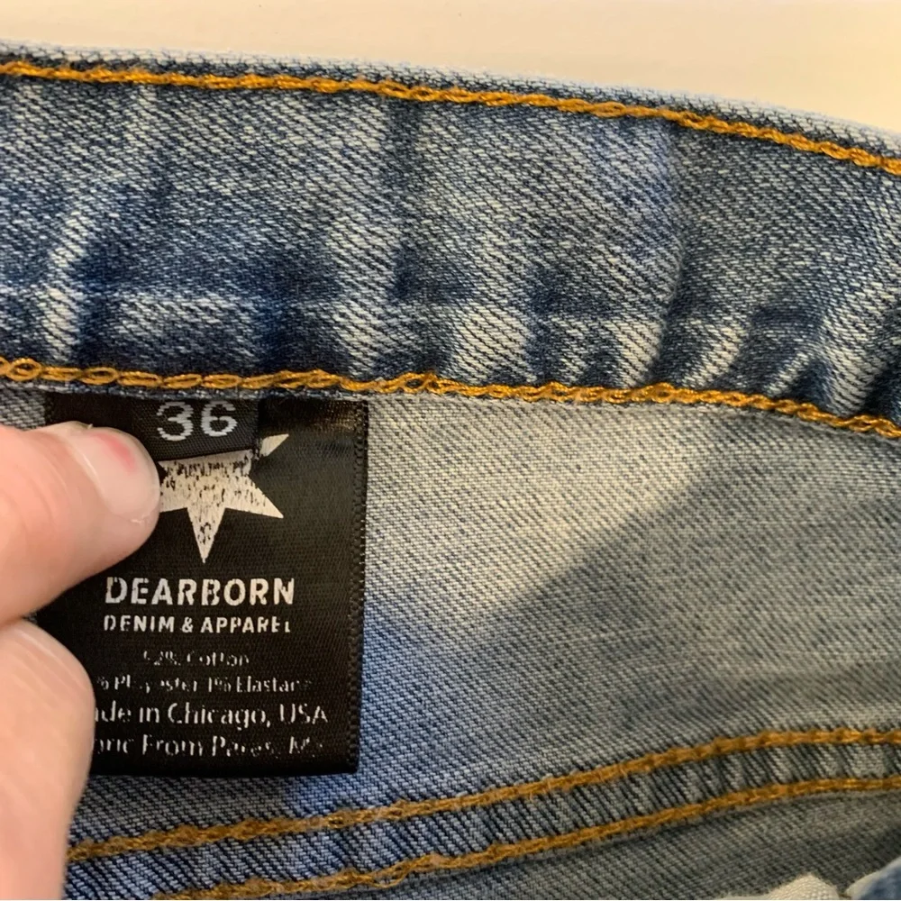Men’s Dearborn Slim Fit Medium Wash Denim Jeans * 36 X 30
